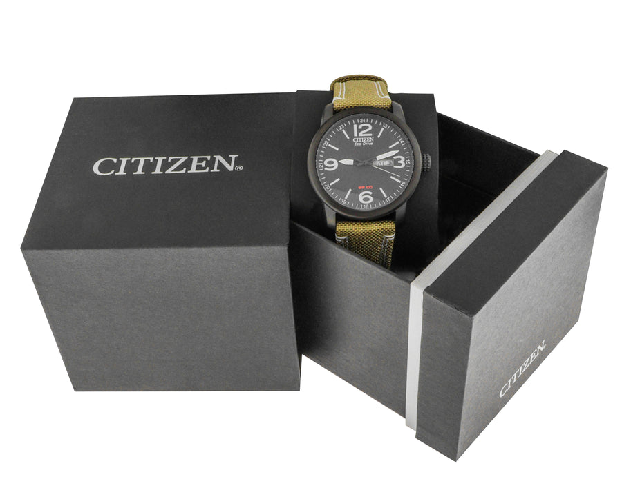 Citizen orologio solo tempo uomo urban eco drive bm8476-23e