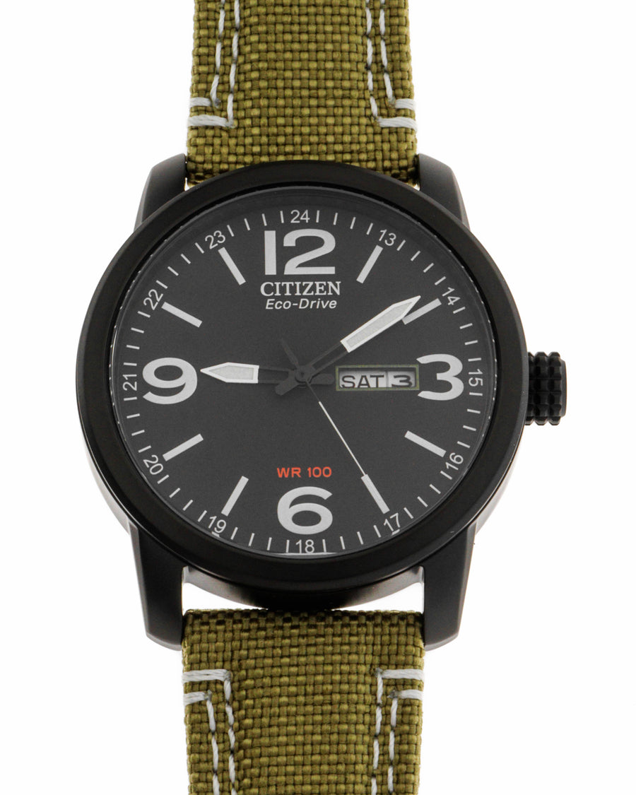 Citizen orologio solo tempo uomo urban eco drive bm8476-23e