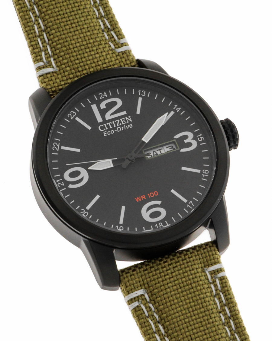 Citizen orologio solo tempo uomo urban eco drive bm8476-23e
