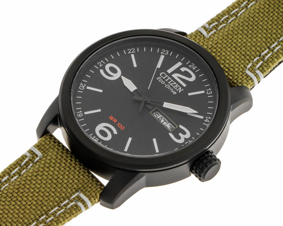 Citizen orologio solo tempo uomo urban eco drive bm8476-23e