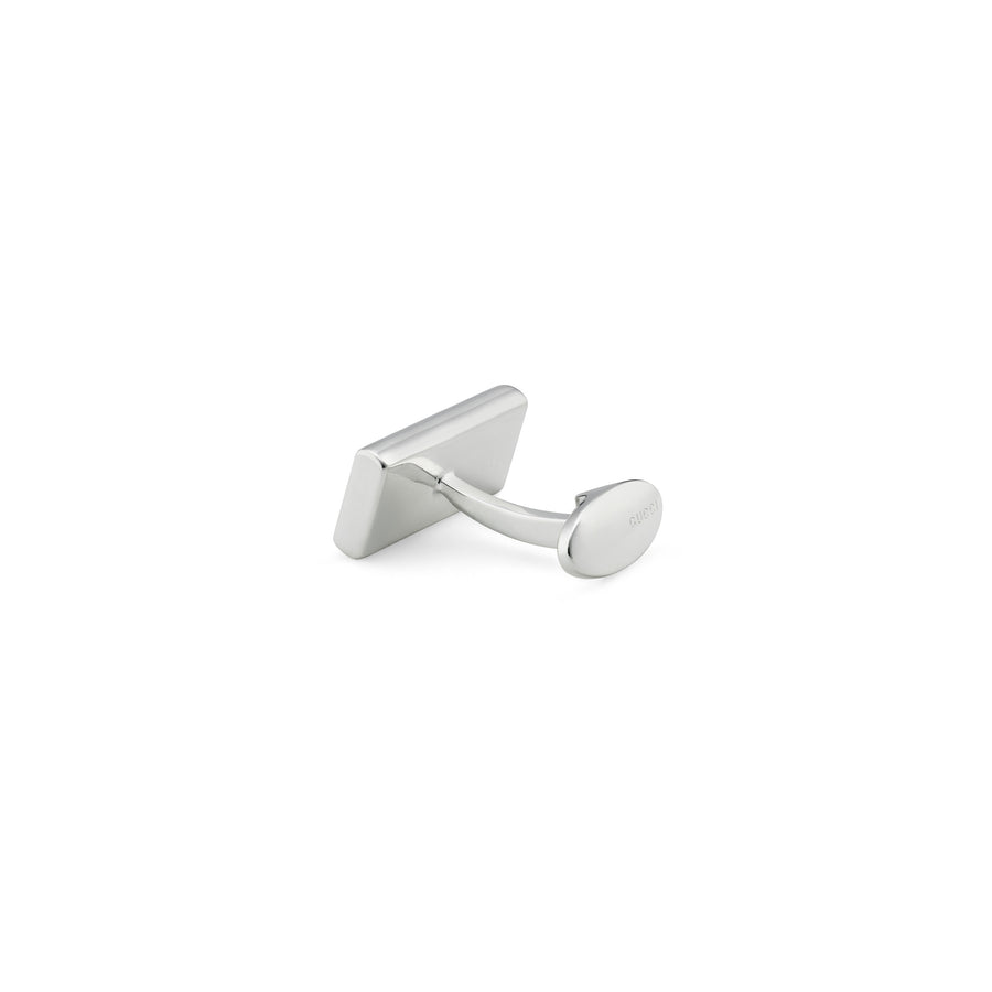 Gucci Tag Cufflinks in sterling silver with logo YBE774043001