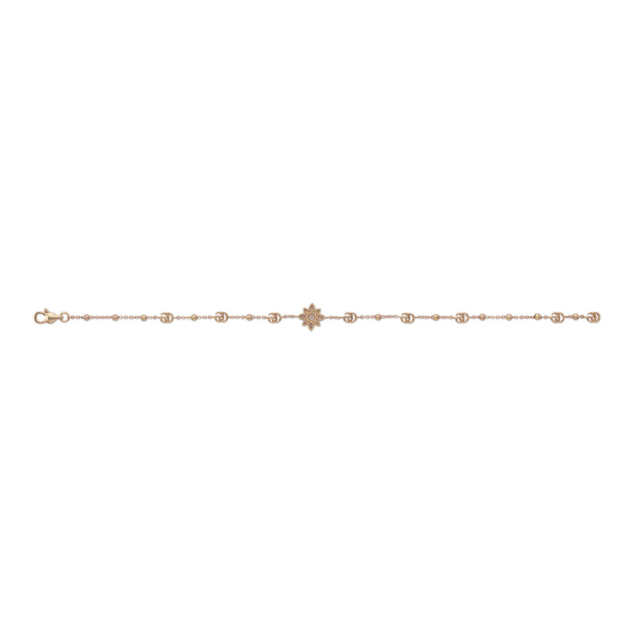 Flora bracelet in 18kt pink gold and diamonds YBA702389001