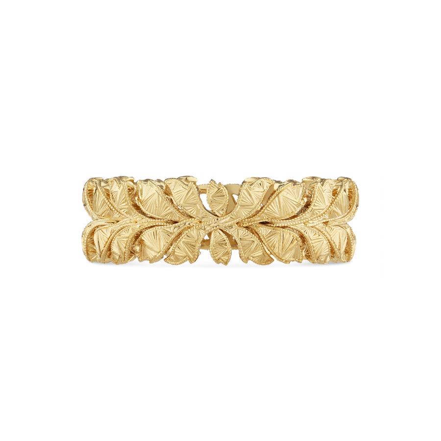 Flora ring in 18kt yellow gold and diamonds YBC702376002