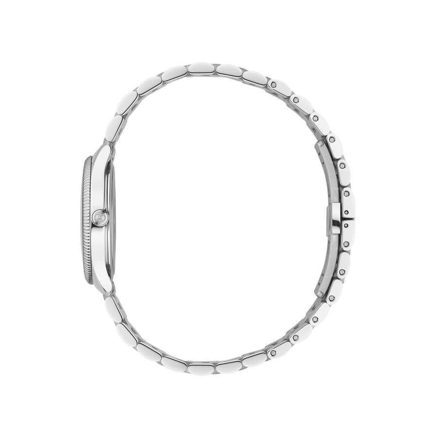 G-Timeless 29 mm stainless steel case, blue dial, stainless steel bracelet, quartz movement YA1265068