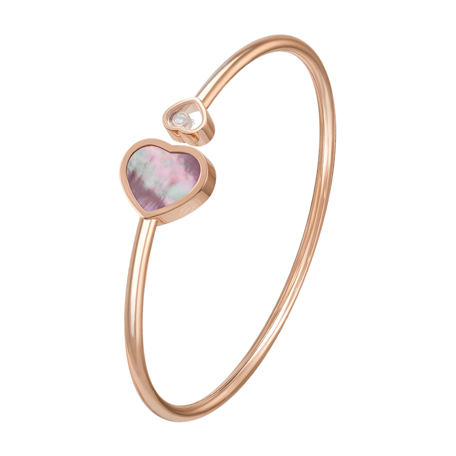 Happy diamonds rose gold pearl diamond bracelet 857482-5707