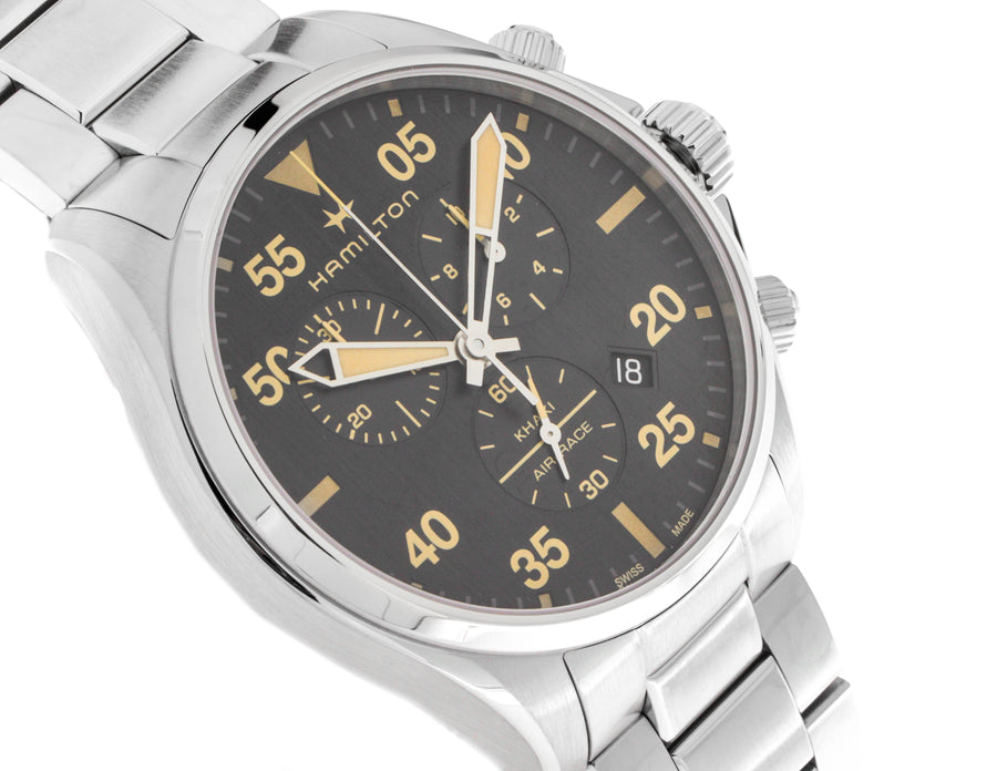 Khaki aviation khaki pilot chrono quartz quarzo | 44mm | h76722131