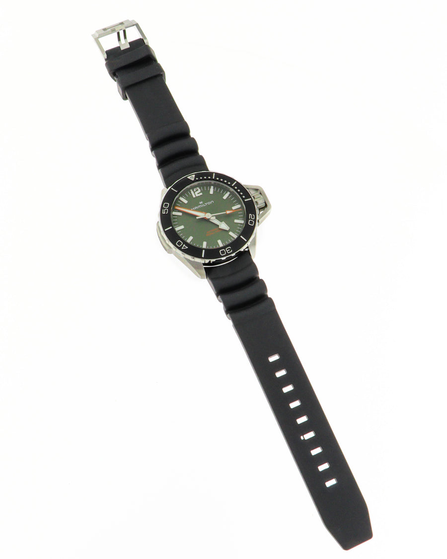 Khaki navy frogman auto carica automatica | 41mm | h77455360