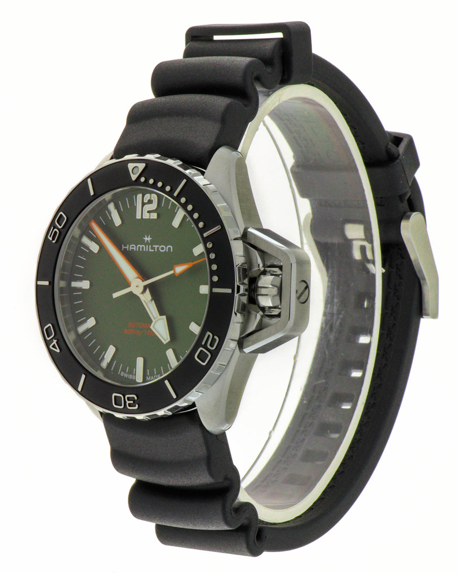 Khaki navy frogman auto carica automatica | 41mm | h77455360
