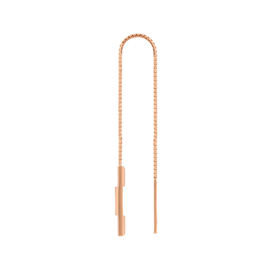 Link to love earrings in 18kt pink gold YBD662115002