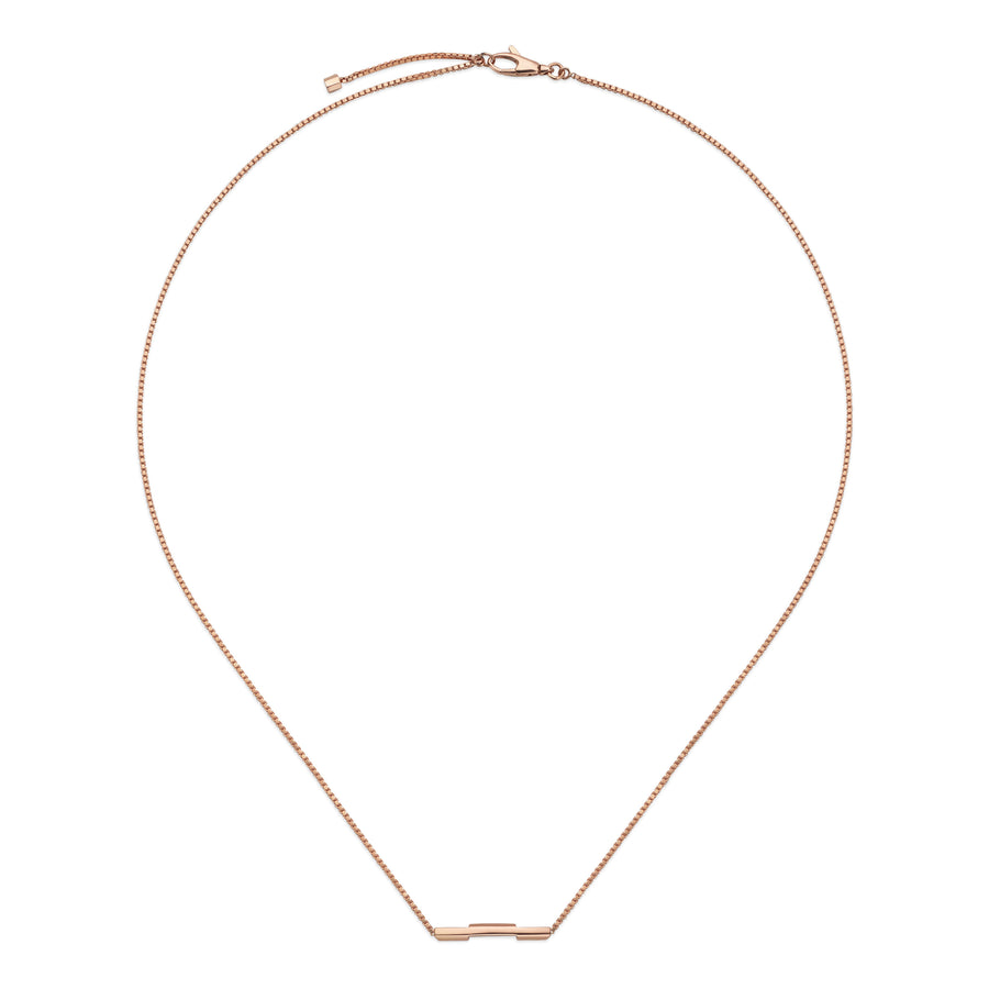 Link to love necklace in 18kt pink gold YBB662108002