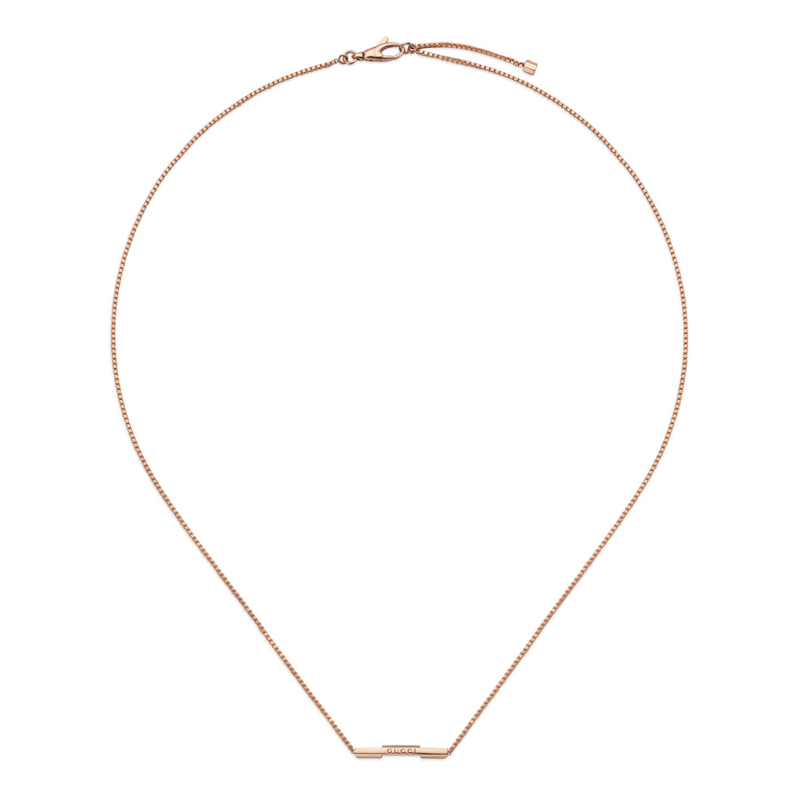 Link to love necklace in 18kt pink gold YBB662108002