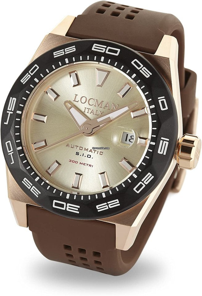 Locman stealth automatic men's watch 0215v6-rkav5ns2n