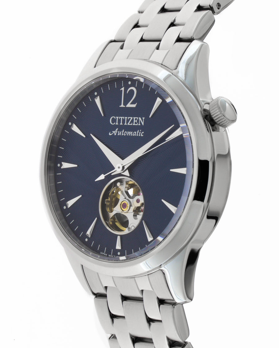 Orologio citizen elegance nh9131-73l mechanical open heart