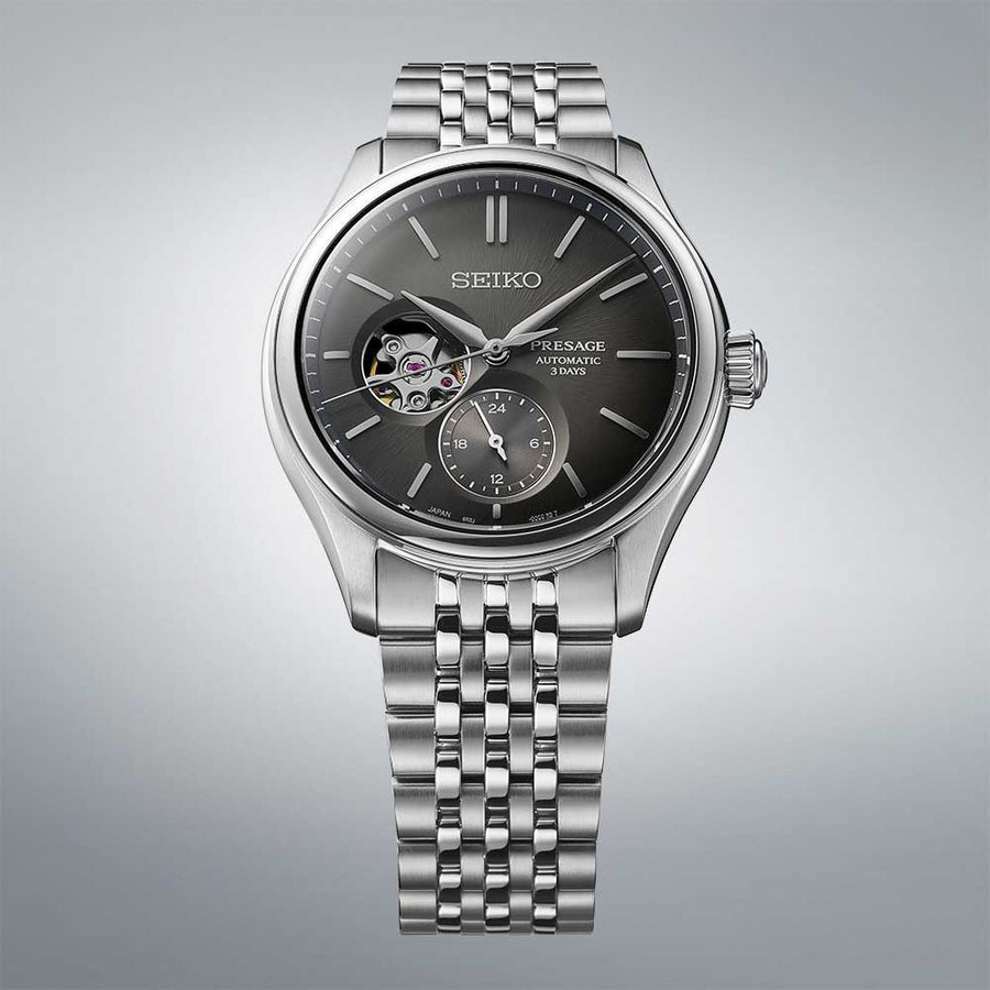 Orologio presage classic automatico con open heart spb471j1
