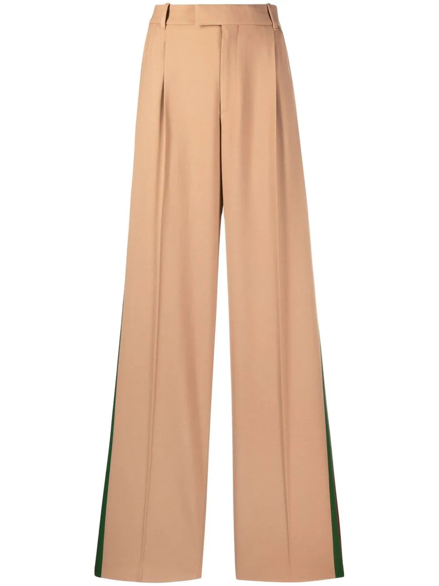 Pantaloni a gamba larga in lana FW22 669345ZAH122328