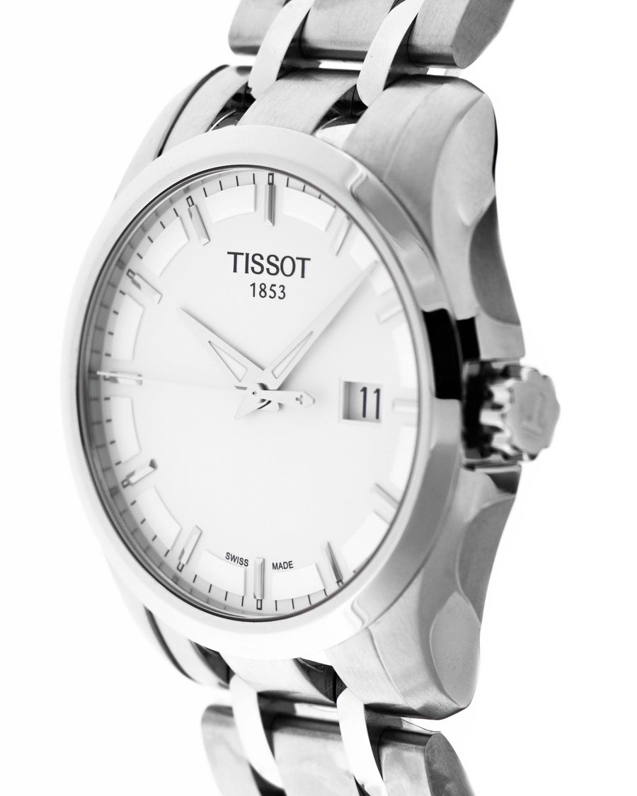 Tissot watch time 3 hands couturier t0354101103100