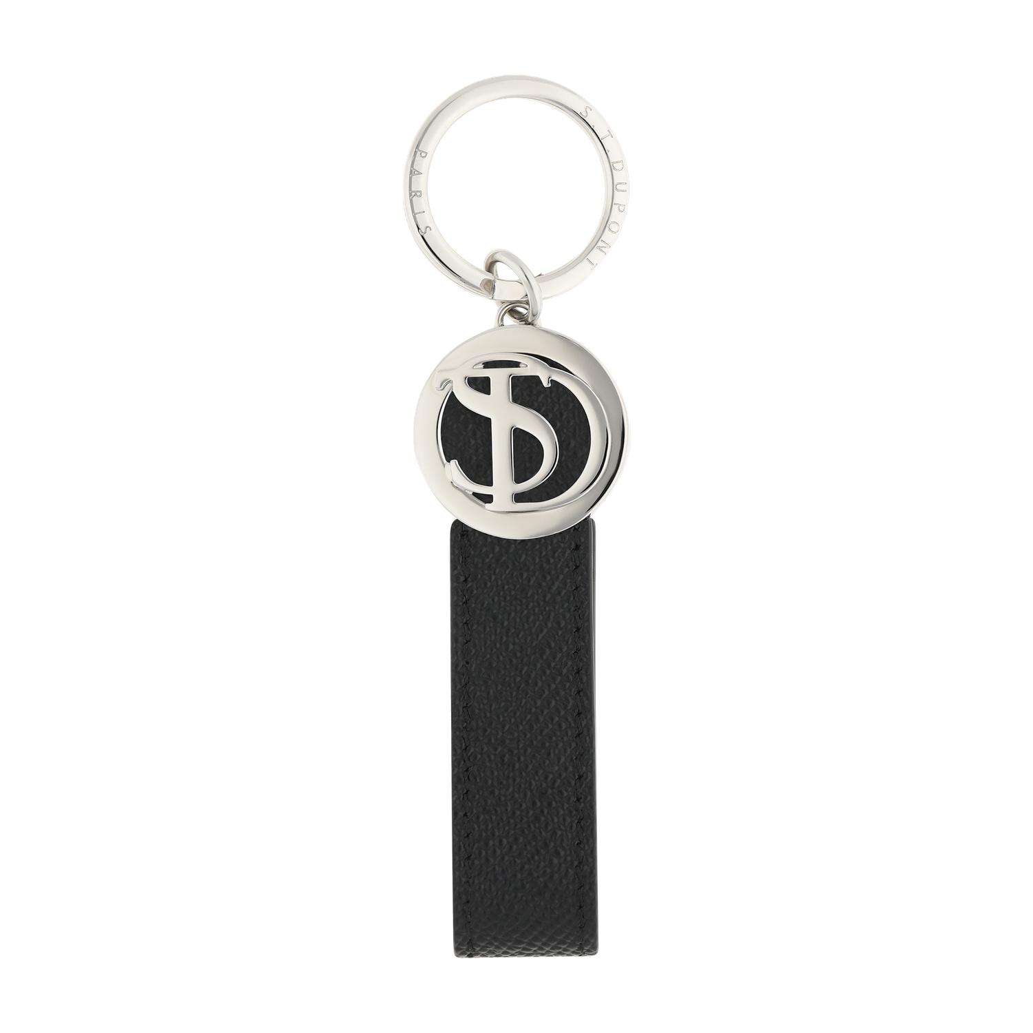 DUPONT - 003118 - Leather loop keyring. Luxury Accessories