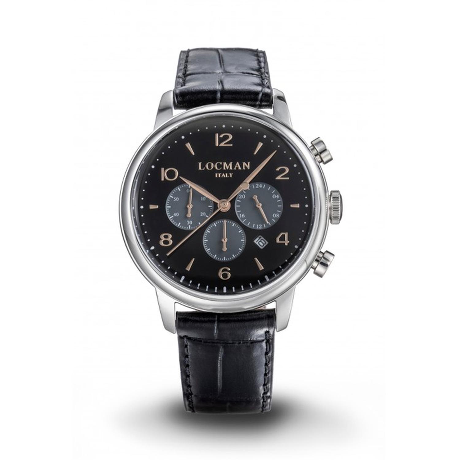 LOCMAN - 0254A01R-00BKGY2PK - Orologio Locman Uomo 1960