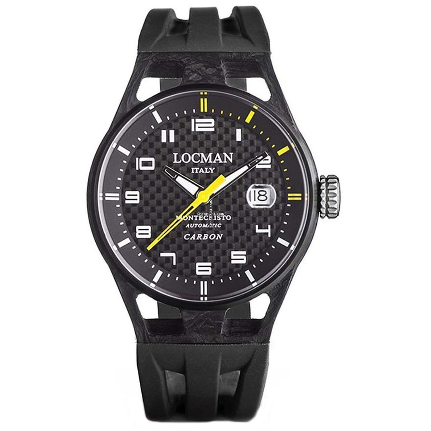 LOCMAN - Uomo - 0544C09S-CYCBWHSK - Locman Montecristo Carbon Automatico solo tempo