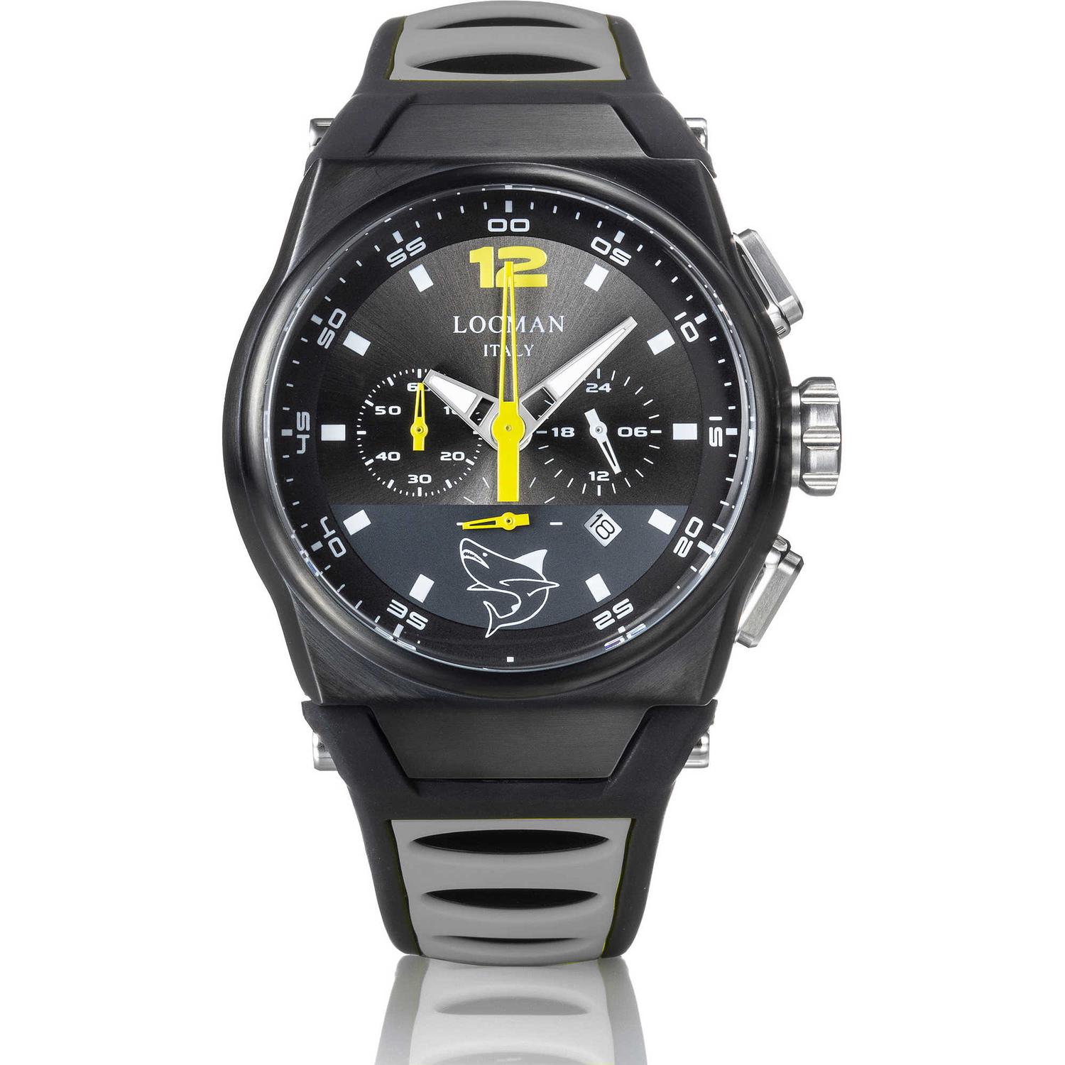 LOCMAN - 0555K07S - BKGYLISA - Uomo - Orologio cronografo uomonuovo mare