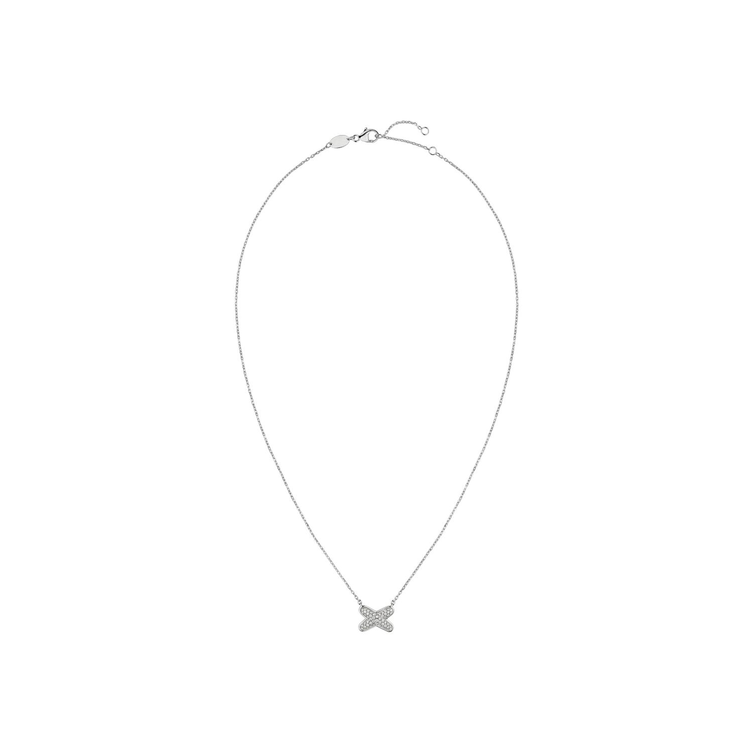 CHAUMET - 083219 - COLLANA JEUX DE LIENS IN ORO BIANCO E DIAMANTI