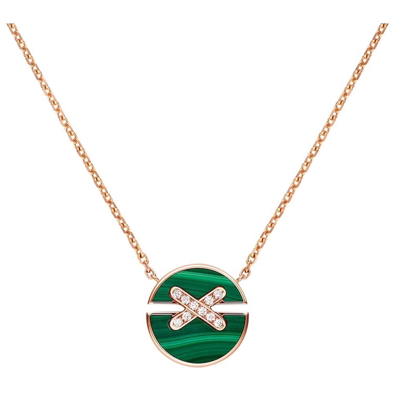 Chaumet - 084427 - Jeux de Liens Harmony Malachite small model pendant