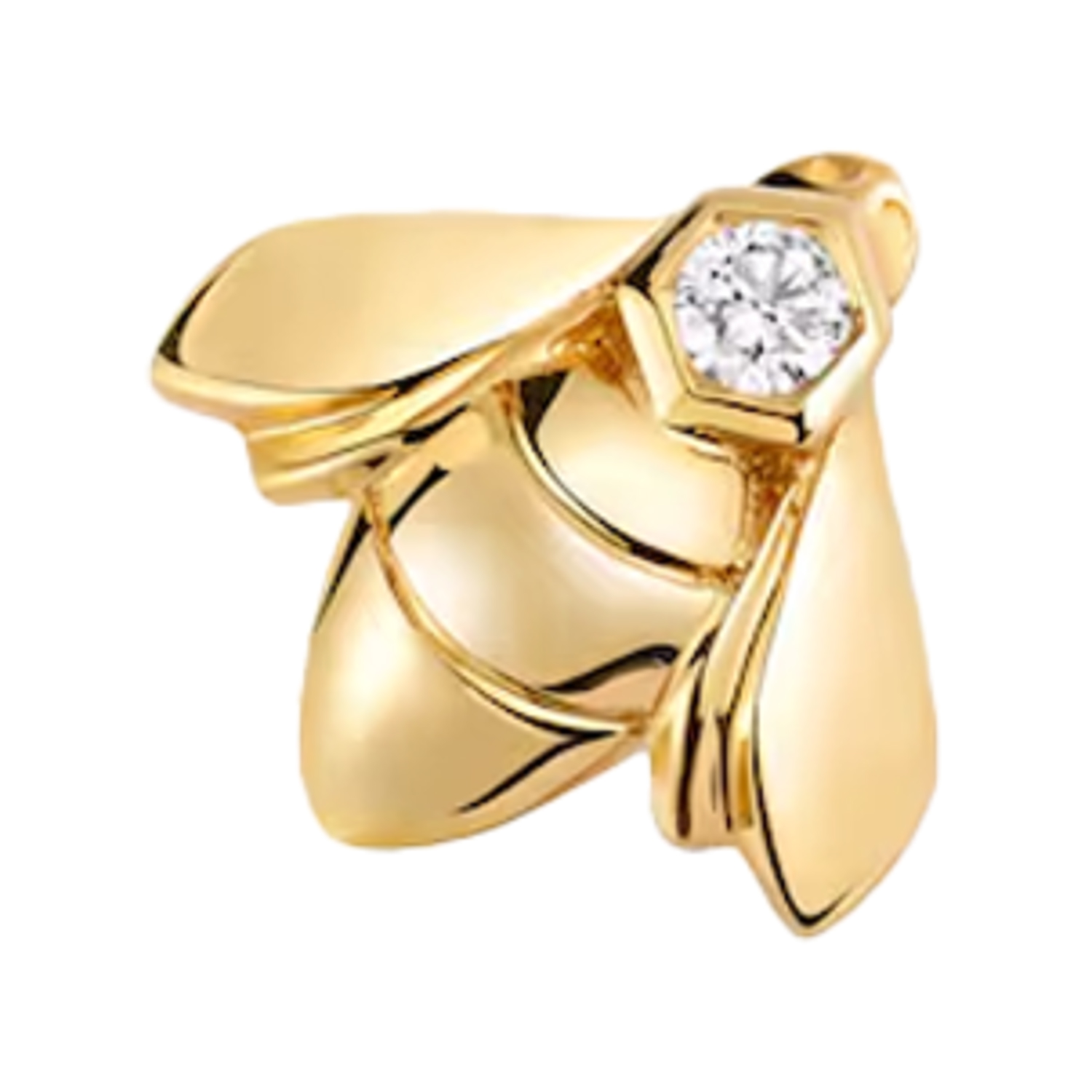 CHAUMET - 085824 - ORECCHINO SINGOLO MINI BEE DE CHAUMET IN ORO GIALLO E DIAMANTE