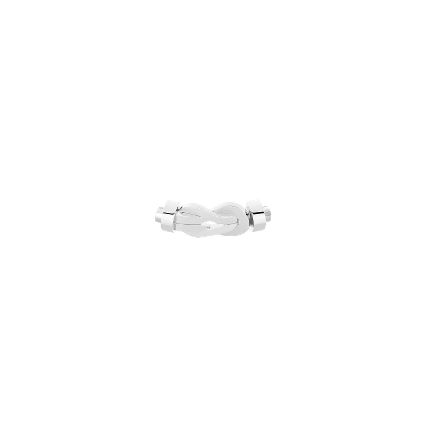 Fred - 0B0106 - FIBBIA CHANCE INFINIE IN ORO BIANCO PER BRACCIALE MODELLO MEDIO