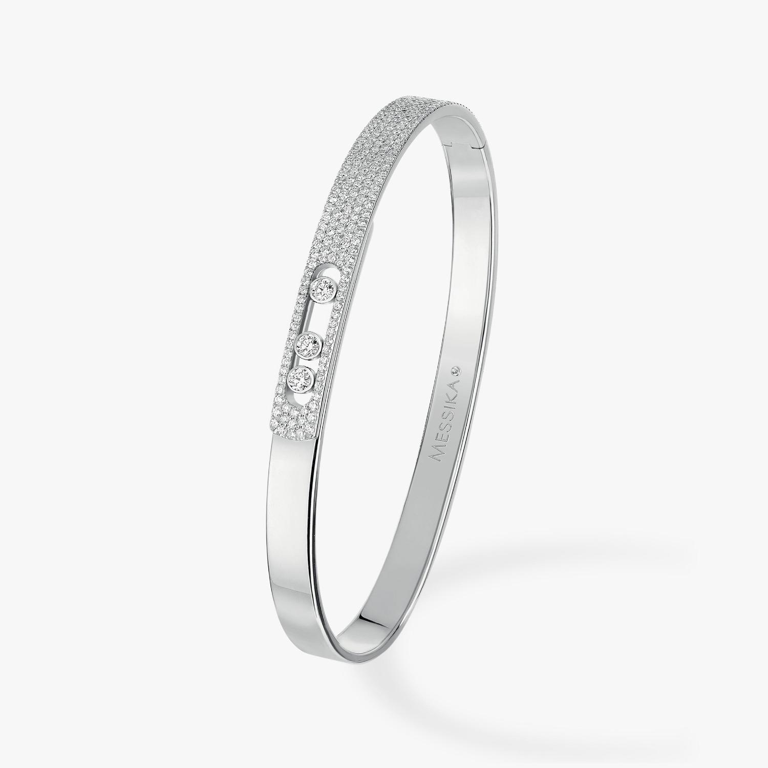 Messika - 10093-WG - Move Noa Bangle PM Pavé