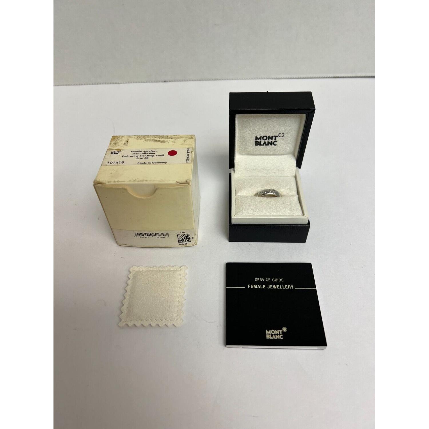 MONT BLANC - 101410 - Anello Argento madreperla