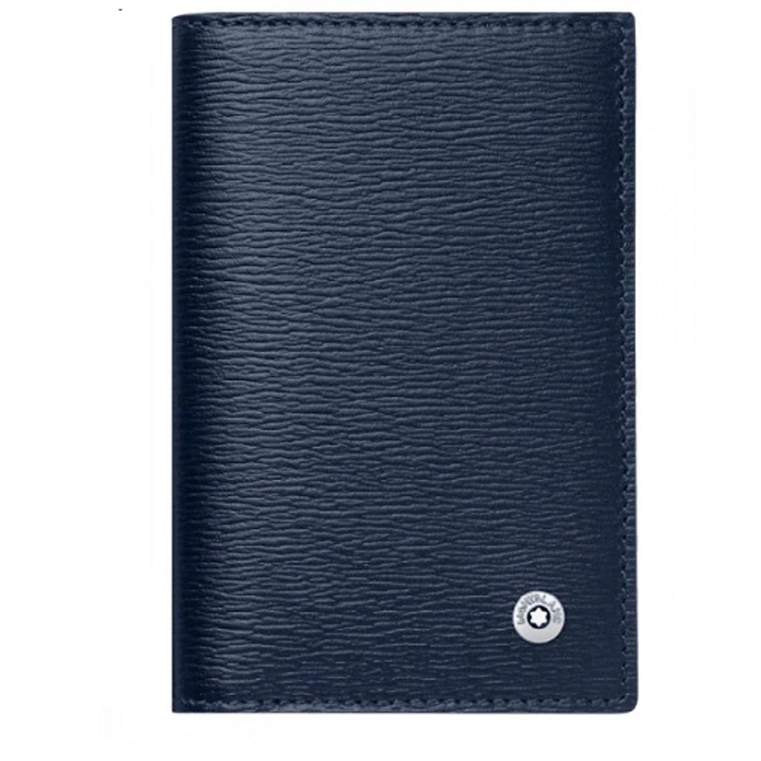 MONT BLANC - 118662 - Porta biglietti da visita a libro colore blu