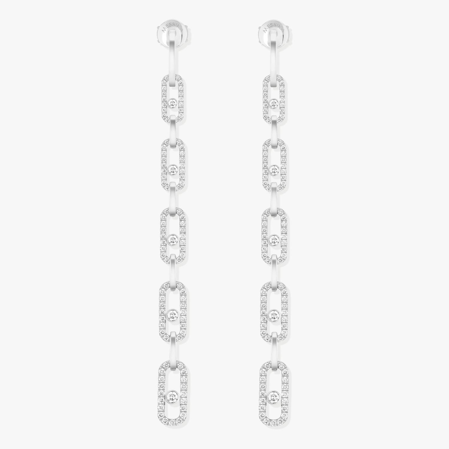 Messika - 12011-WG - Move Link Multi Pendant Earrings