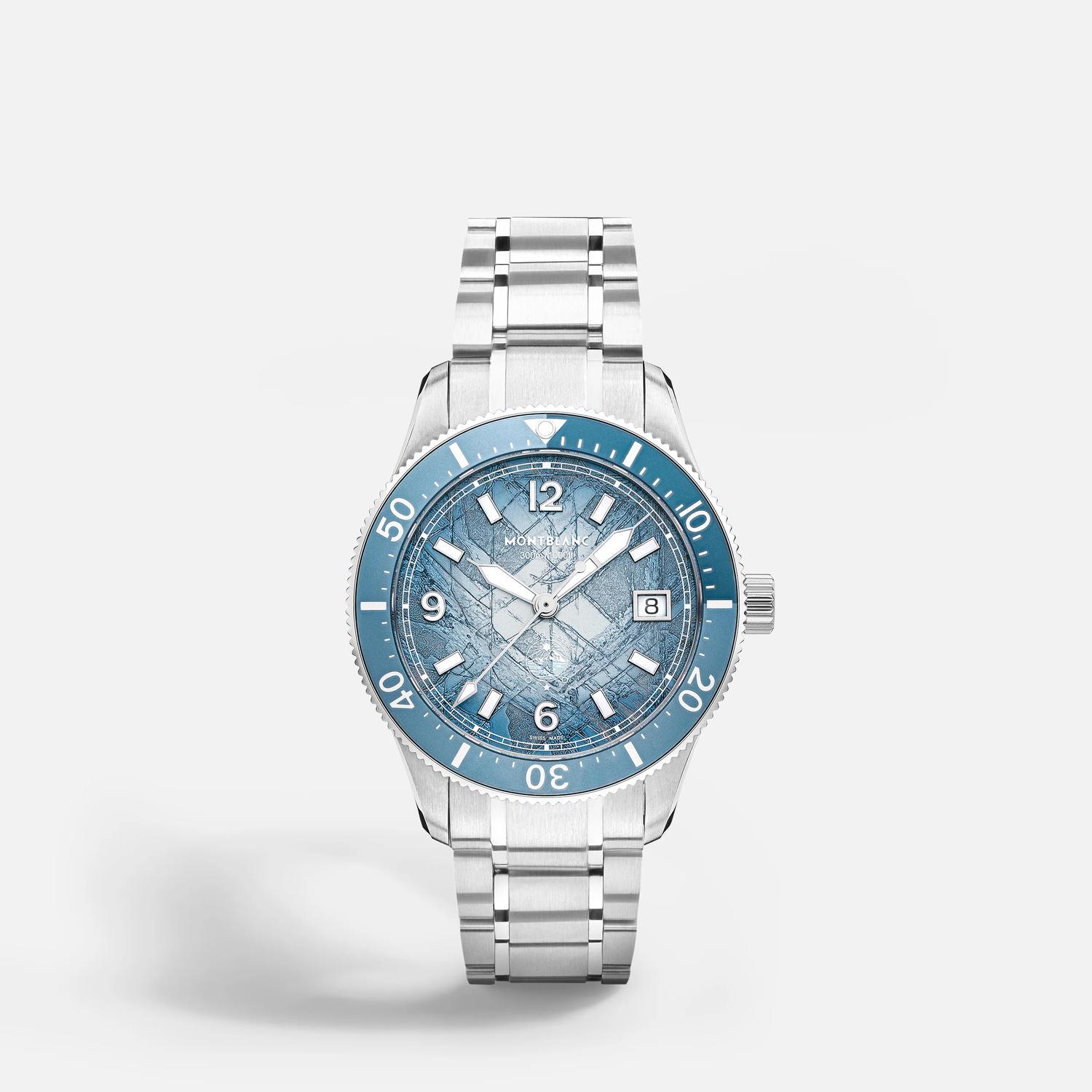 Mont Blanc - 134022 - Montblanc Iced Sea Automatic Date 0 Oxygen
