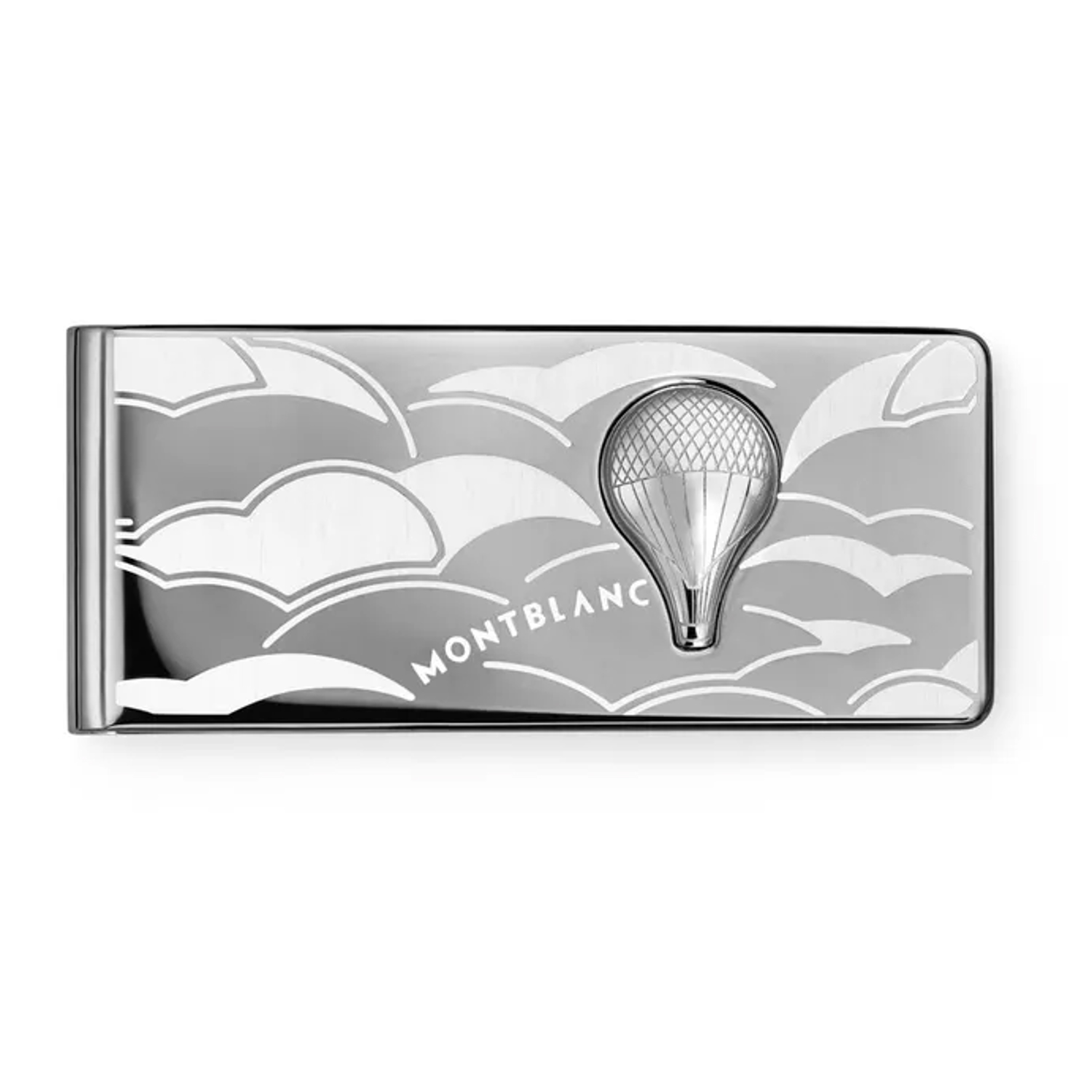 MONT BLANC - 134670 - Fermasoldi Meisterstück Around the World in 80 Days Grigio