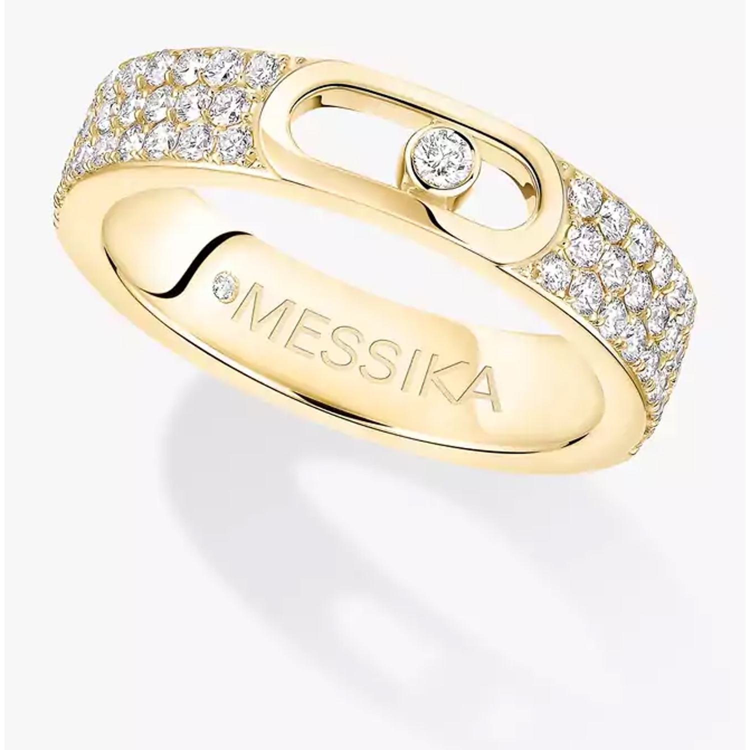 MESSIKA - 13555-YG - Anello  Fede Move Joaillerie con pavé Oro giallo Diamante
