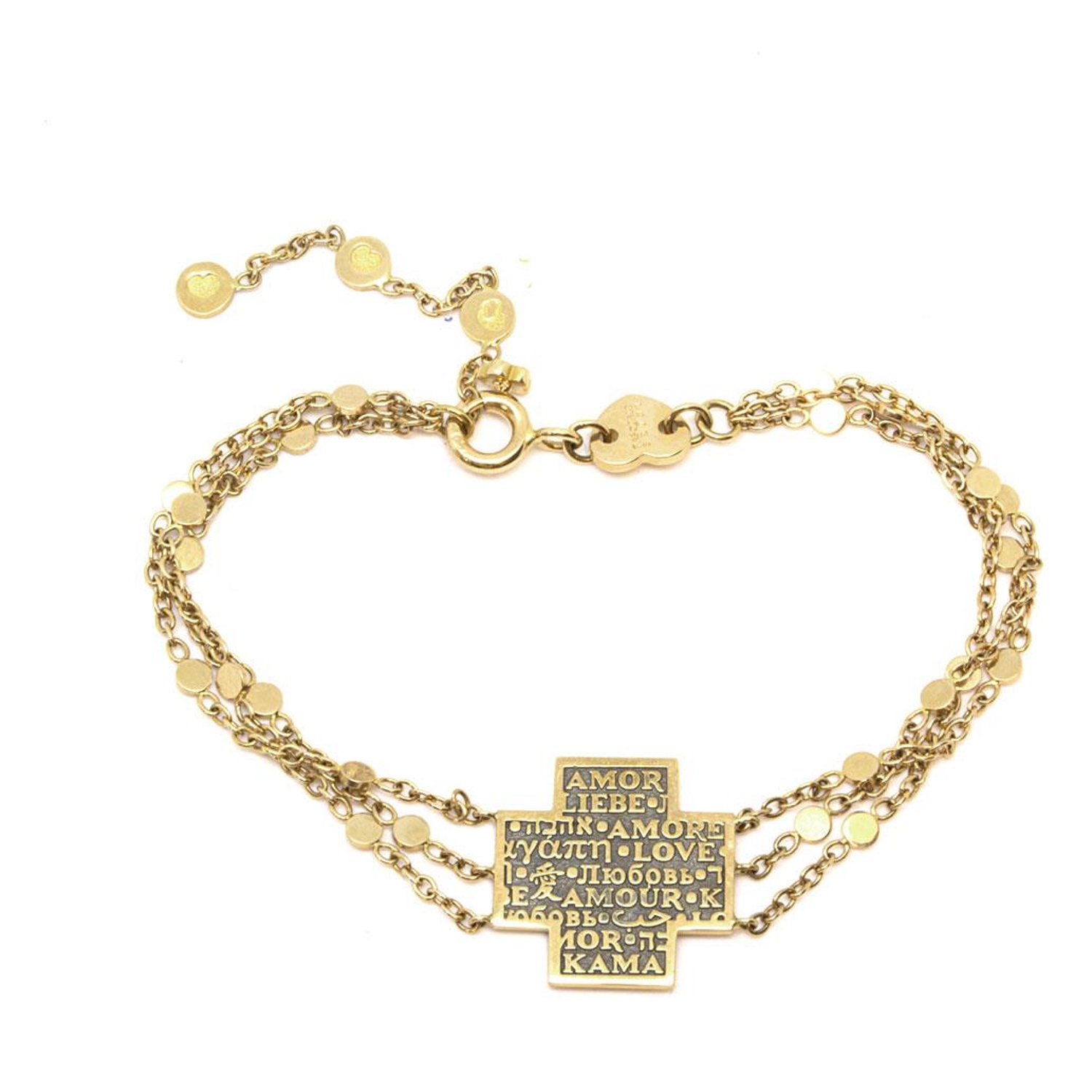 PASQUALE BRUNI - 13993RN - Bracciale in oro giallo con croce