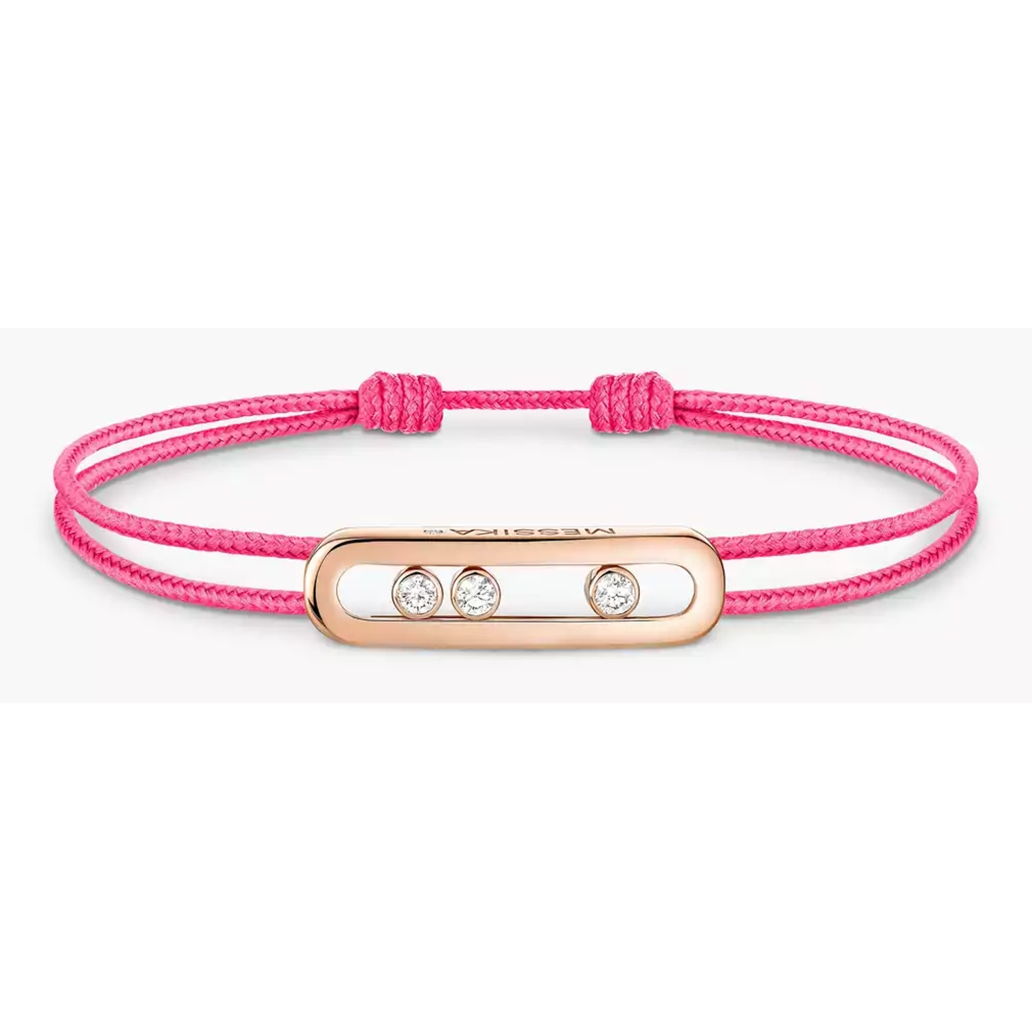 MESSIKA - 14658-PG - Cordino Messika CARE(S) rosa - Oro rosa Diamante Bracciale