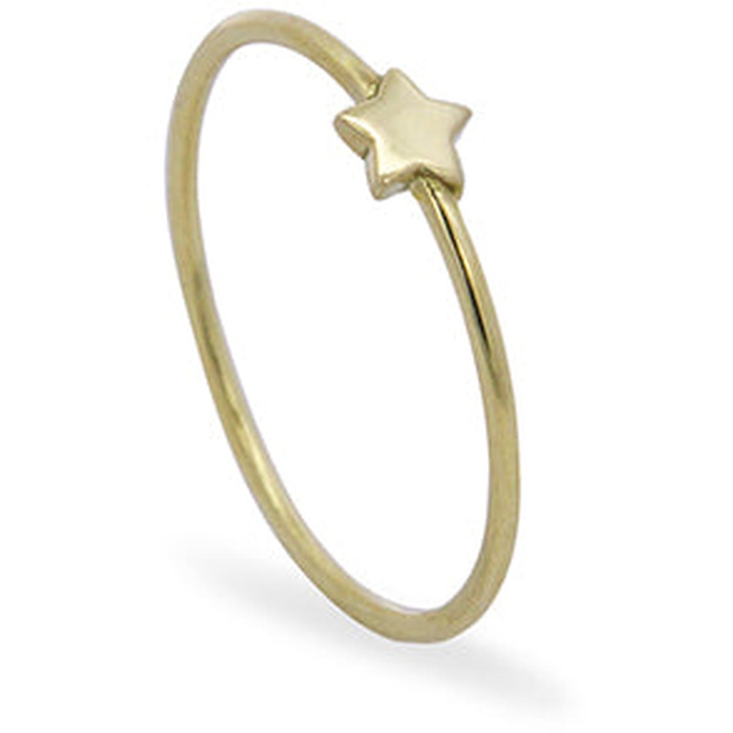 Rue Des Mille - 18KAN02 - Anello fedina stella - ORO18KT