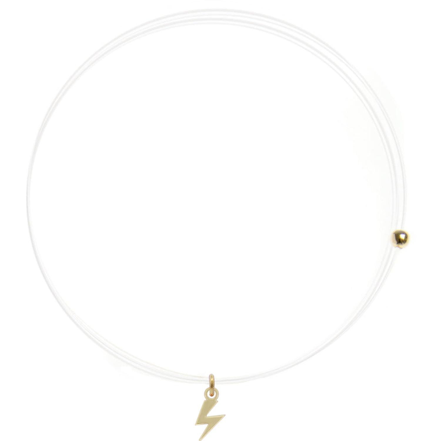 Rue Des Mille - 18KGRLNZFUL - Girocollo Lenza con fulmine - ORO18KT