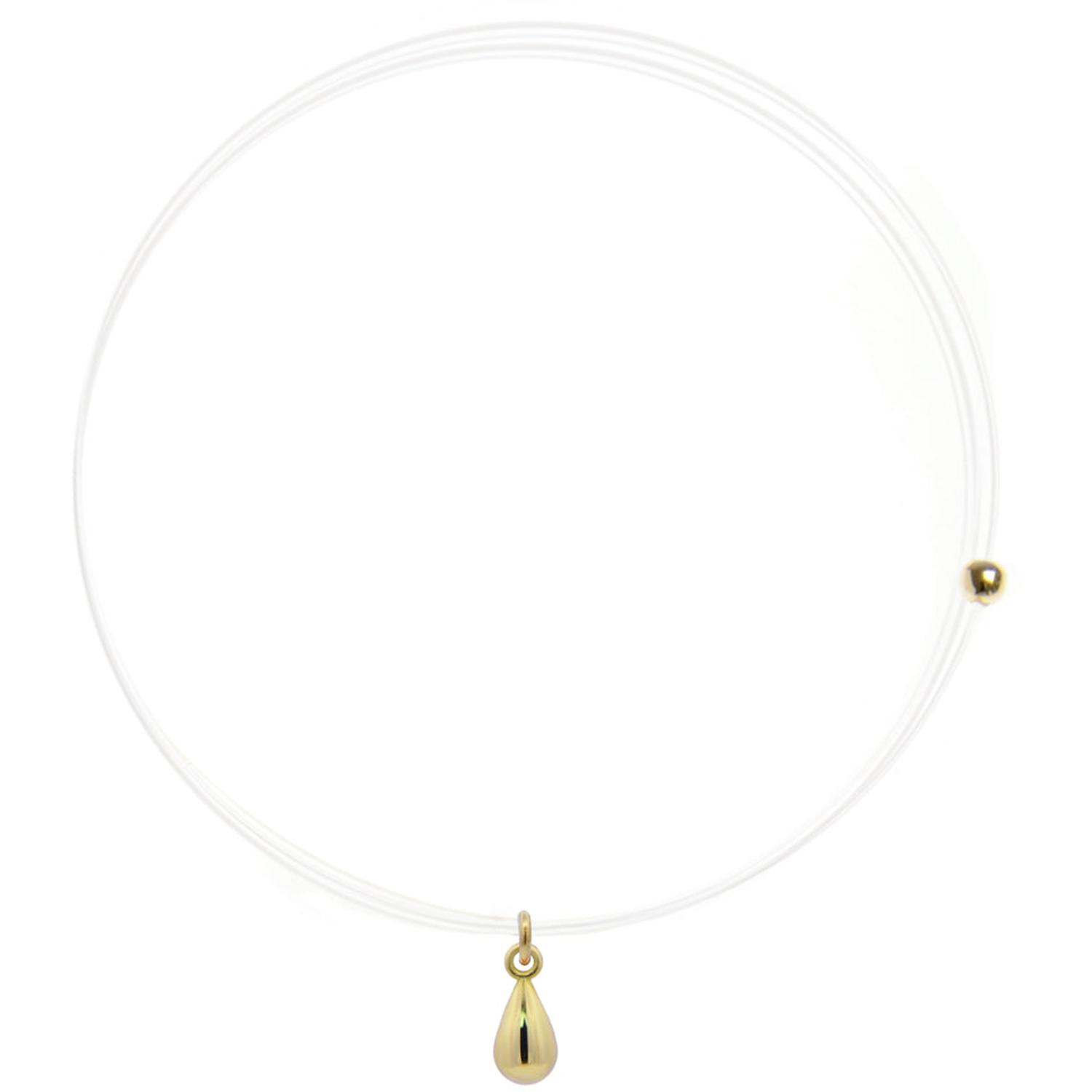 Rue Des Mille - 18KGRLNZGOC - Girocollo Lenza con goccia - ORO18KT