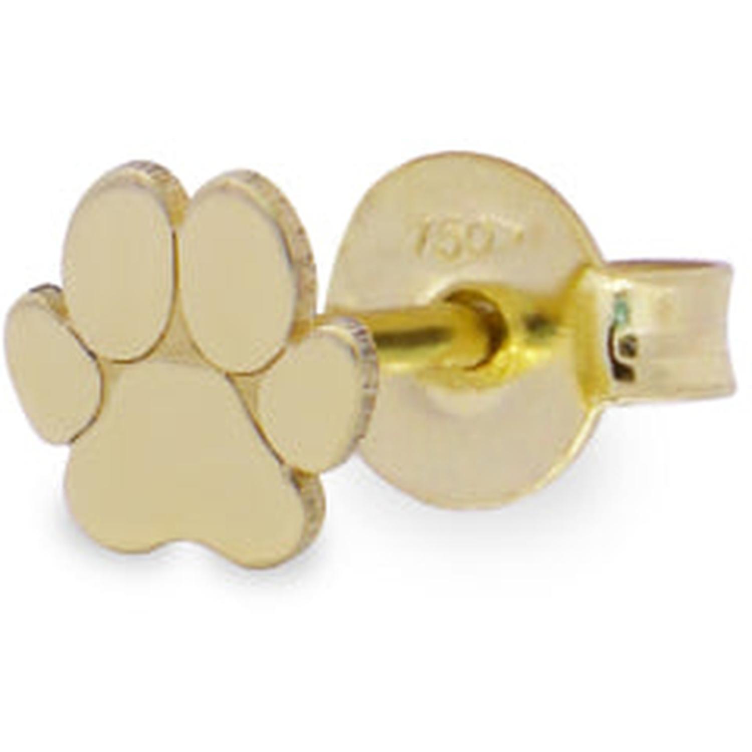 Rue Des Mille - 18KORLOBZAM - Mono-orecchino lobo zampa - ORO18KT