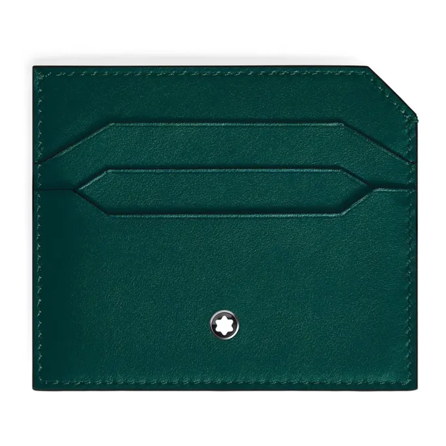 MONT BLANC - 220233 - Portacarte 6 Tasche Verde Malachite in Pelle Soft