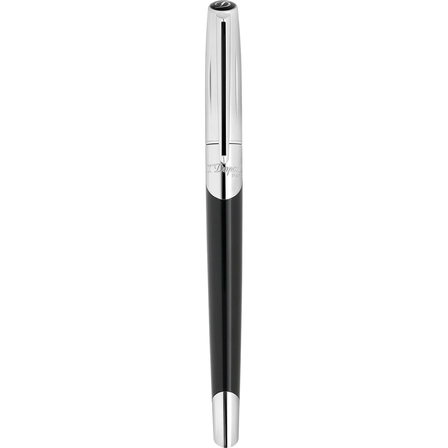 DUPONT - 402706 - SILVER AND BLACK ROLLERBALL PEN