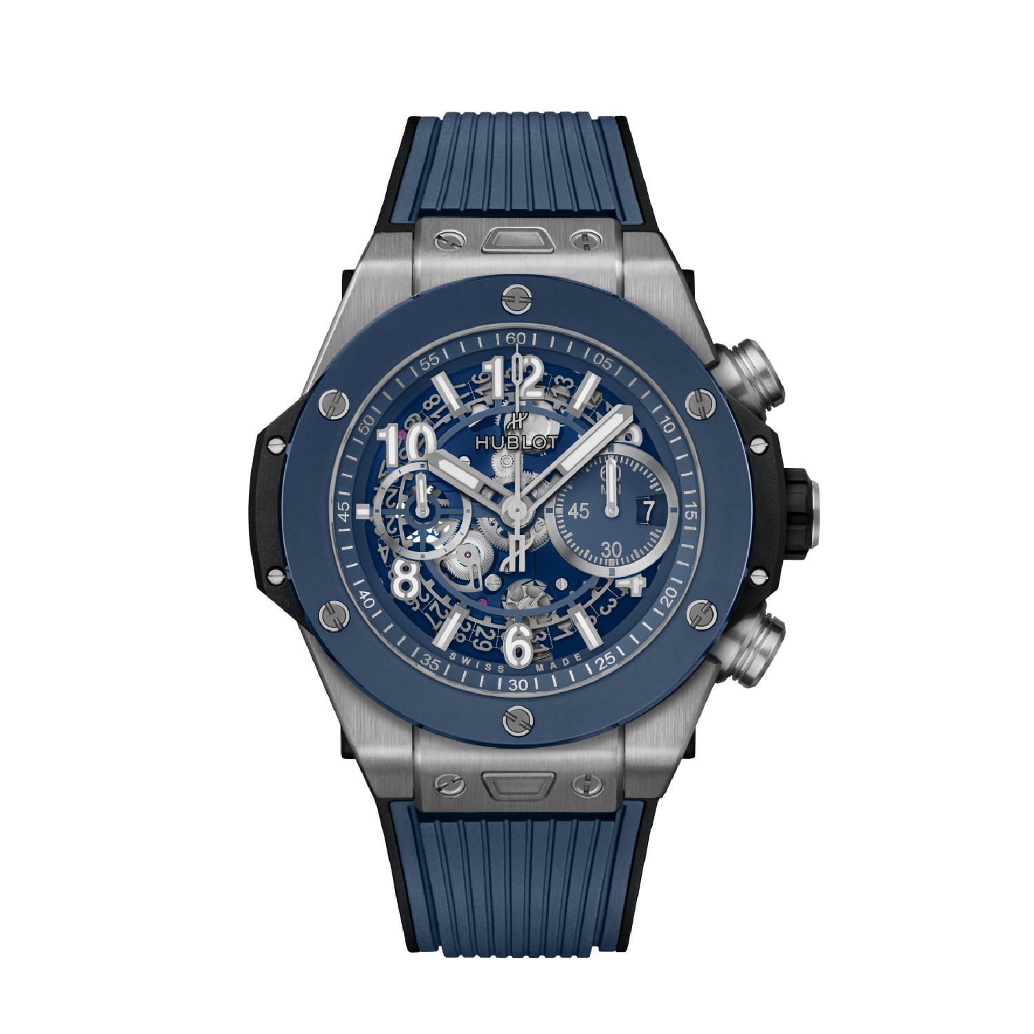 Hublot - Uomo - 421.NL.5170.RX - Hublot Big Bang Unico Blue 44mm