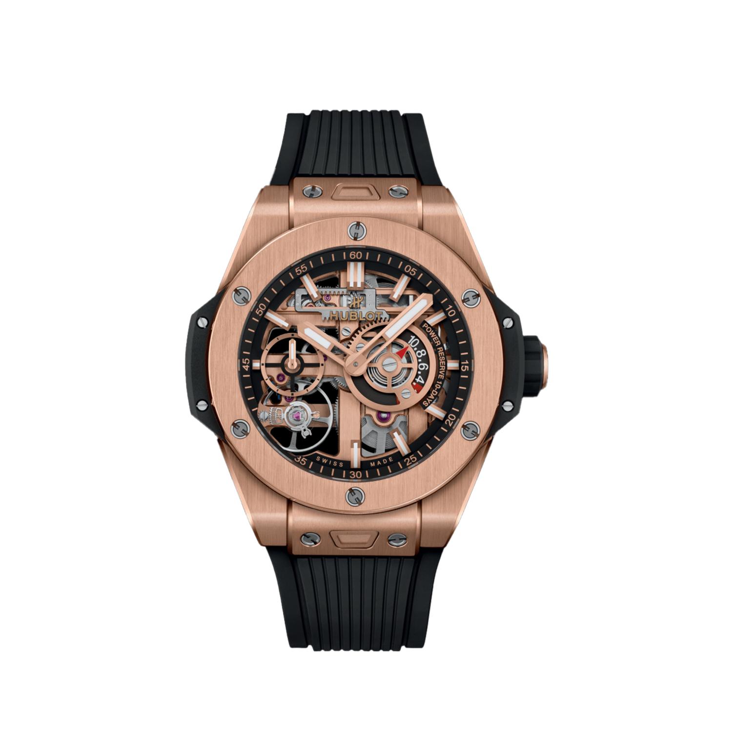 444.OX.1180.RX - HUBLOT BIG BANG MECA-10 KING GOLD 42 MM