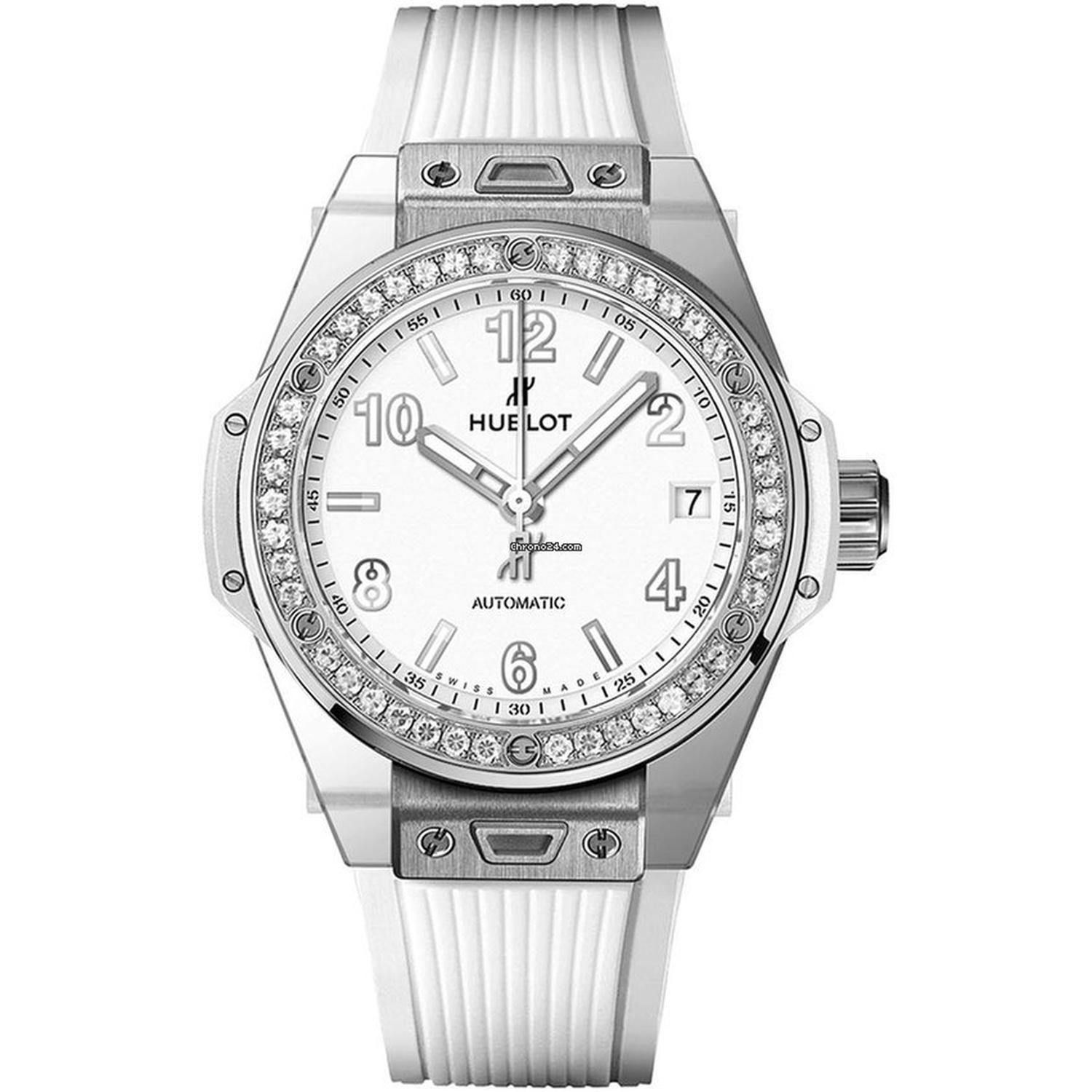 HUBLOT - 465.SE.2010.RW.1204 - Donna - Big Bang ONE CLICK STEEL WHITE DIAMONDS