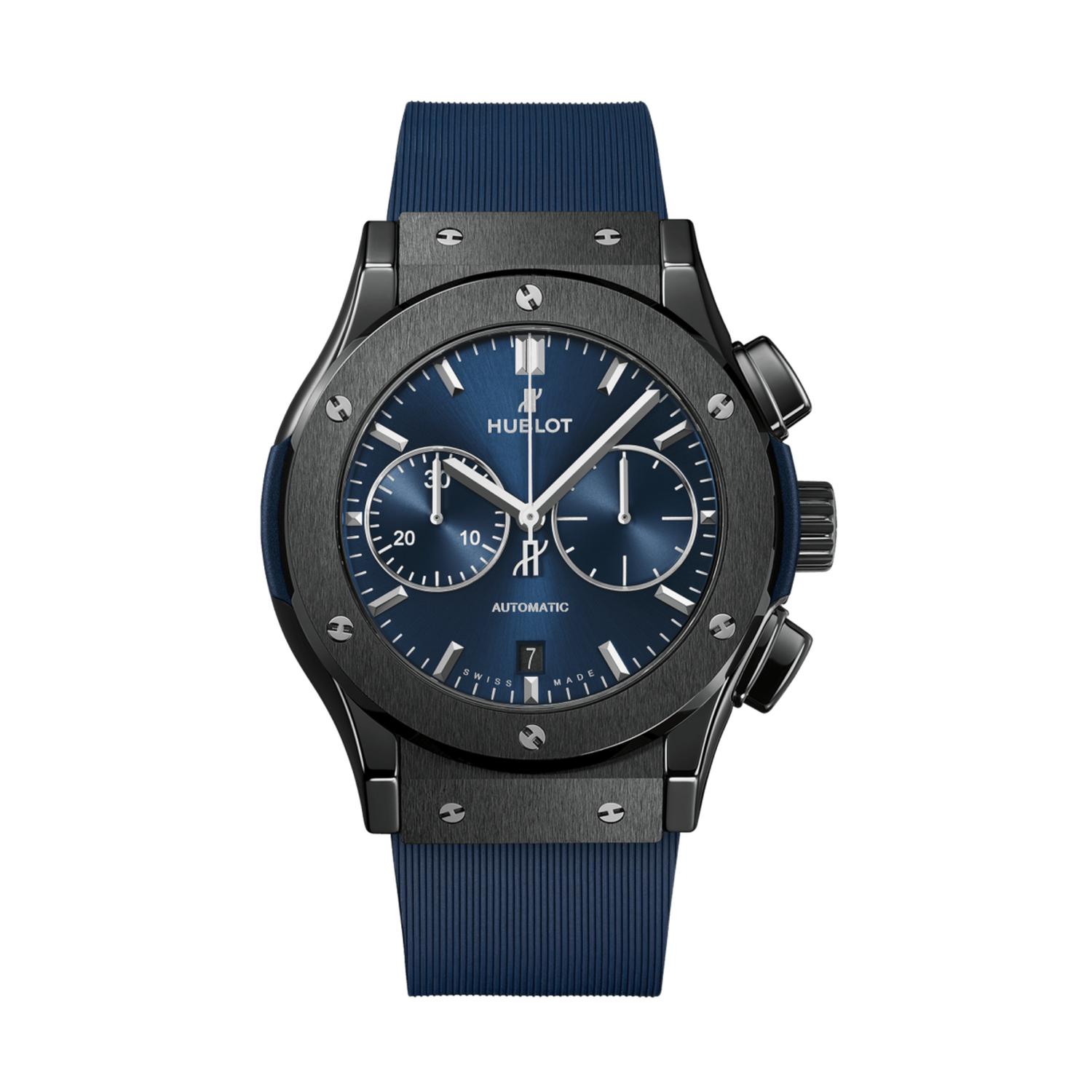HUBLOT - 521.CM.7170.RX - CLASSIC FUSION CERAMIC BLUE CHRONOGRAPH 45 MM