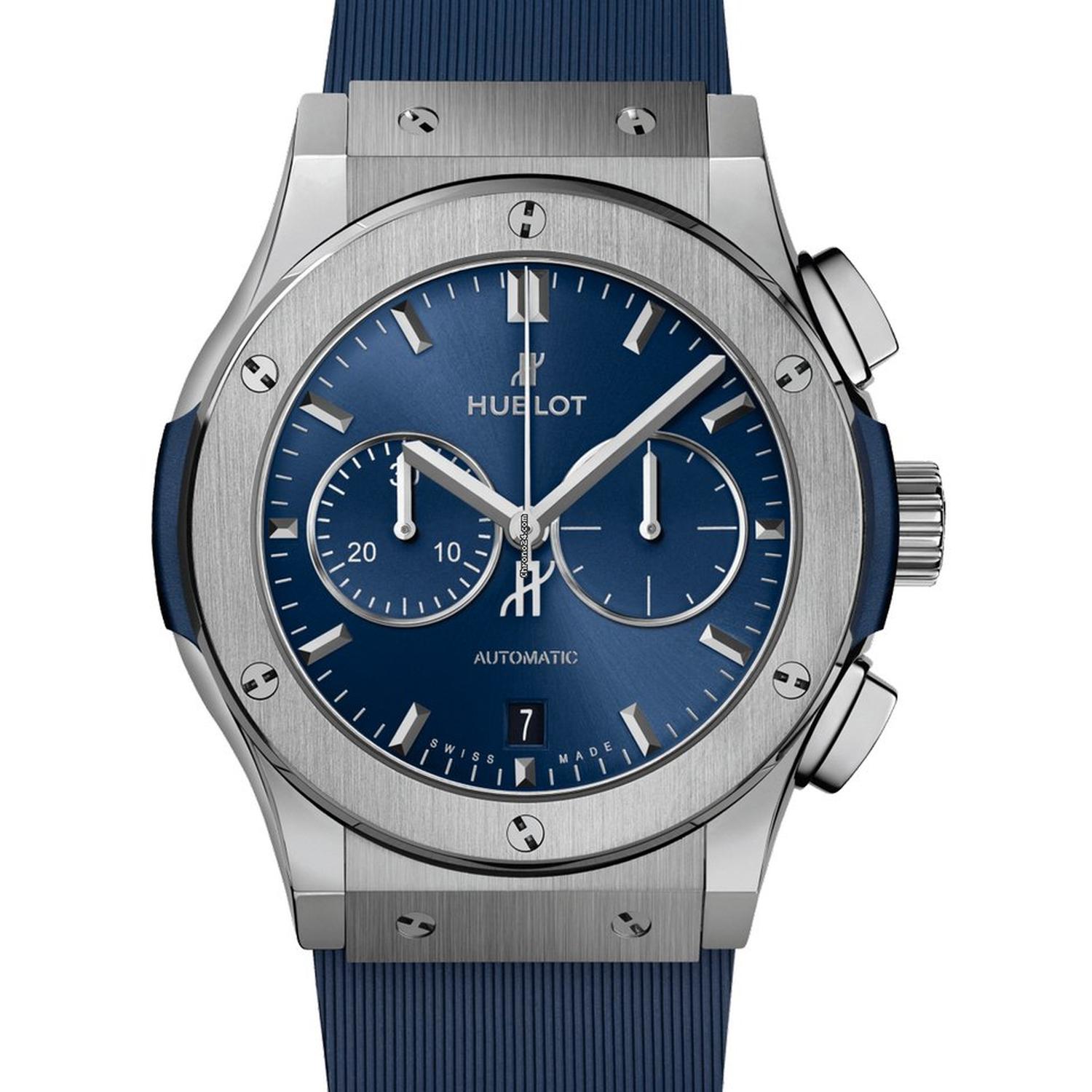 HUBLOT - 541.NX.7170.RX - Uomo - Classic Fusion Chronograph 42 mm - Blue DIAL