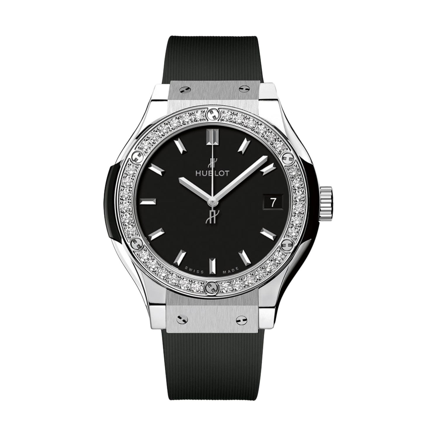 581.NX.1470.RX.1104 - HUBLOT CLASSIC FUSION TITANIUM DIAMONDS 33 MM
