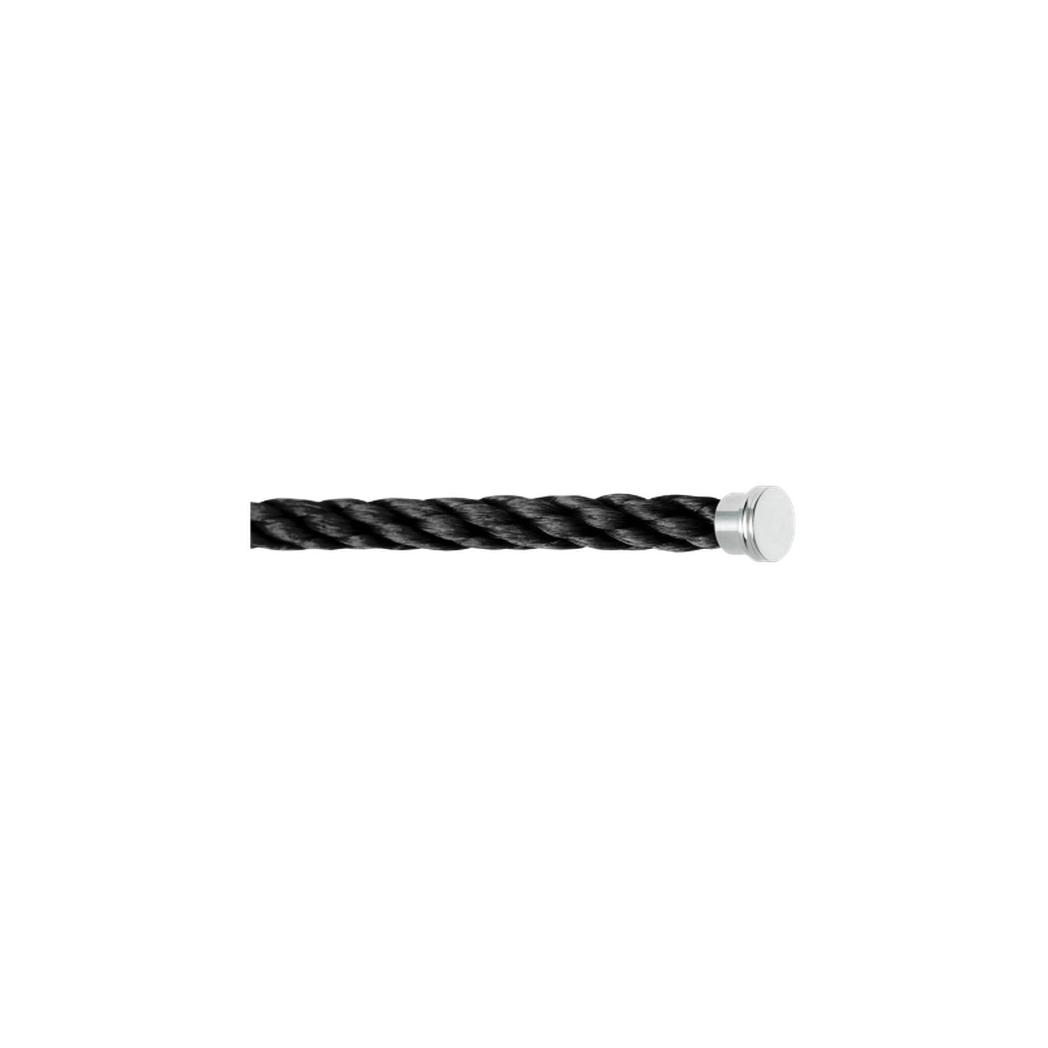 FRED - 6B0112 - CABLE NERO PER BRACCIALE MODELLO LARGE
